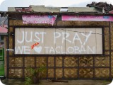 市内には「WE LOVE TACLOBAN」の文言があちこちに書かれていた。

